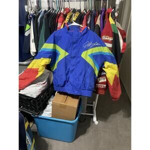 Size L-VTG Jeff Gordon NASCAR Jacket Men Rainbow Warrior Racing Chase Authentics